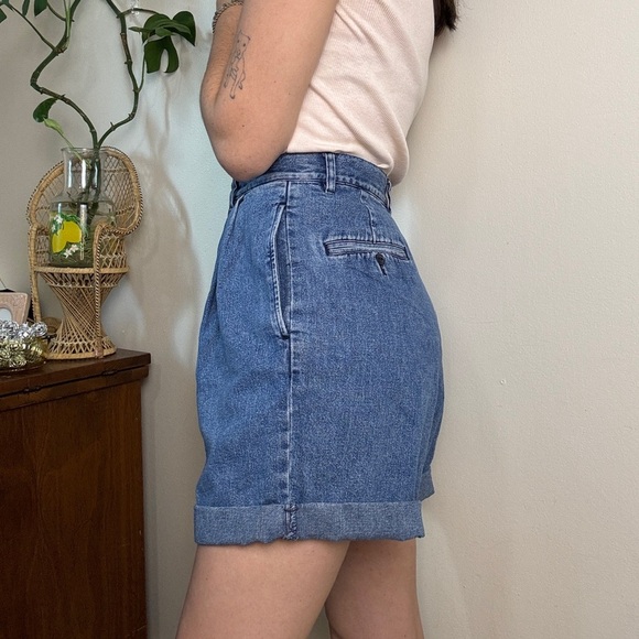 vintage Ralph Lauren Polo Sport denim high waisted shorts - size small - Picture 4 of 5